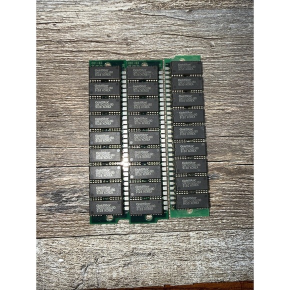 The Unbranded Brand Other - MPM MEMORY GOLDSTAR GM71C1000J80 KOREA  ram memory / Bundle Of 3 / Untested